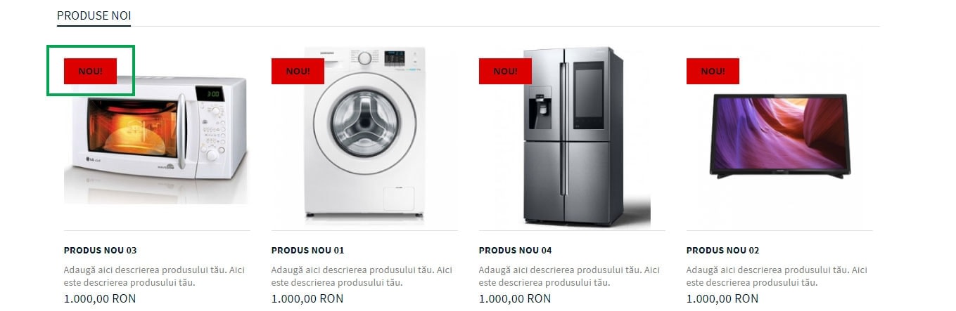 Modificarea designului: culori, fonturi și imagini – captură de ecran 5