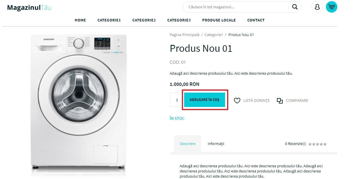 Modificarea designului: culori, fonturi și imagini – captură de ecran 15