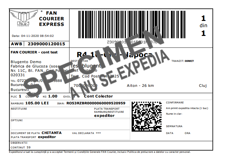 Generare AWB - Fan Courier (Blugento) – captură de ecran 7
