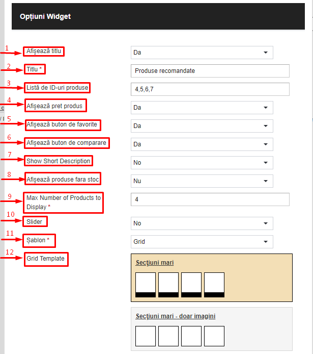 Afișarea produselor recomandate pe pagina principală – captură de ecran 4