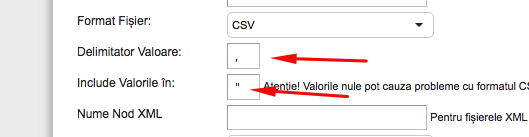 Editarea fisierelor CSV pentru importul produselor configurabile (variabile) cu color swatch – captură de ecran 2