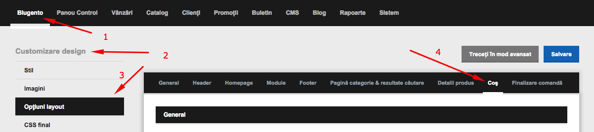 Previzualizare cos cumparaturi editabil – captură de ecran 2
