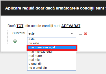 Crearea regulilor de reducere pe coșul de cumpărături (voucher reducere) – captură de ecran 5