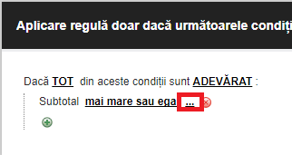 Crearea regulilor de reducere pe coșul de cumpărături (voucher reducere) – captură de ecran 6