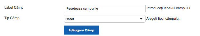 Creare Formular – captură de ecran 8