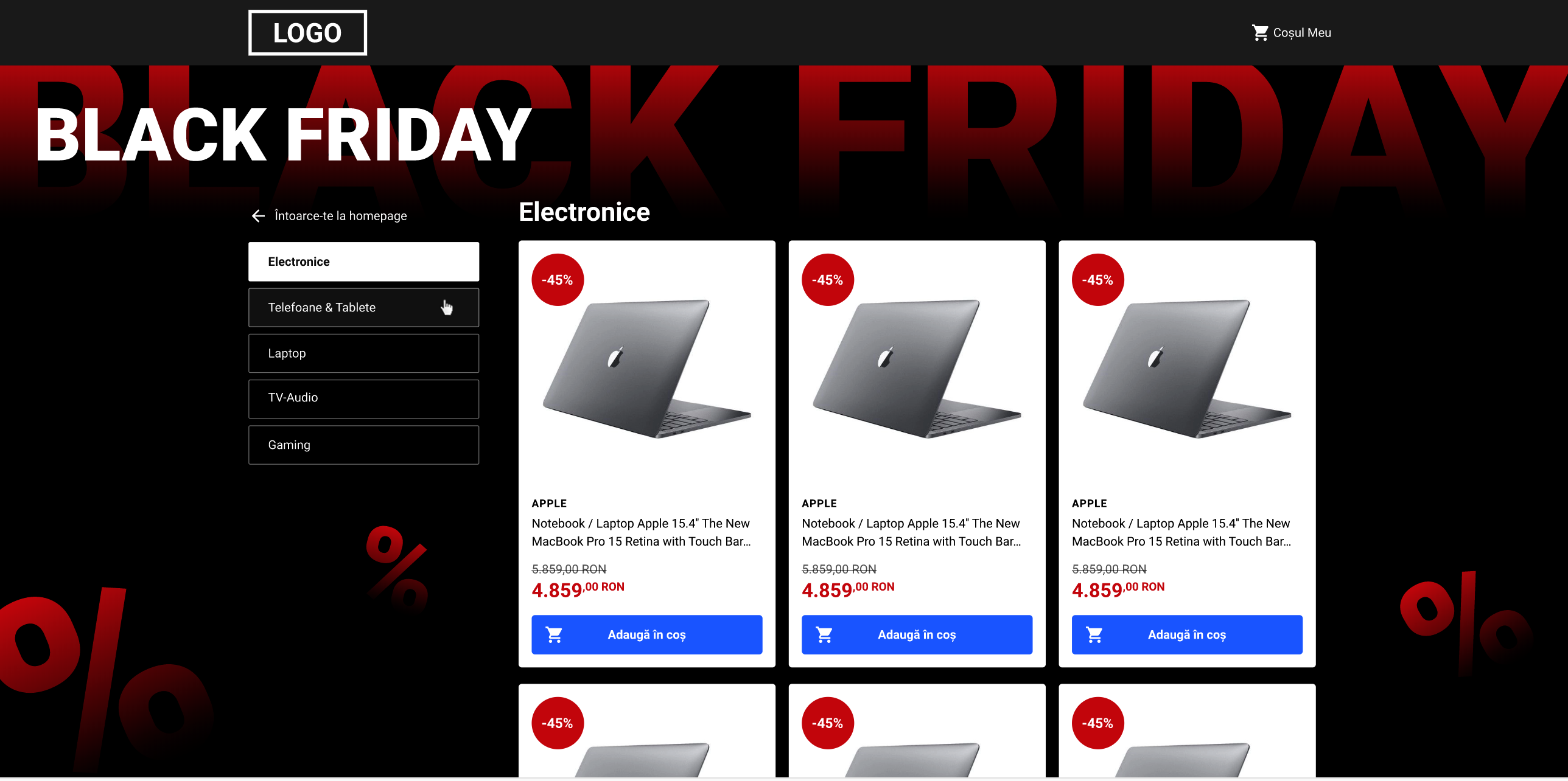 Configurarea Modulului Campaign Landing Page – captură de ecran 5