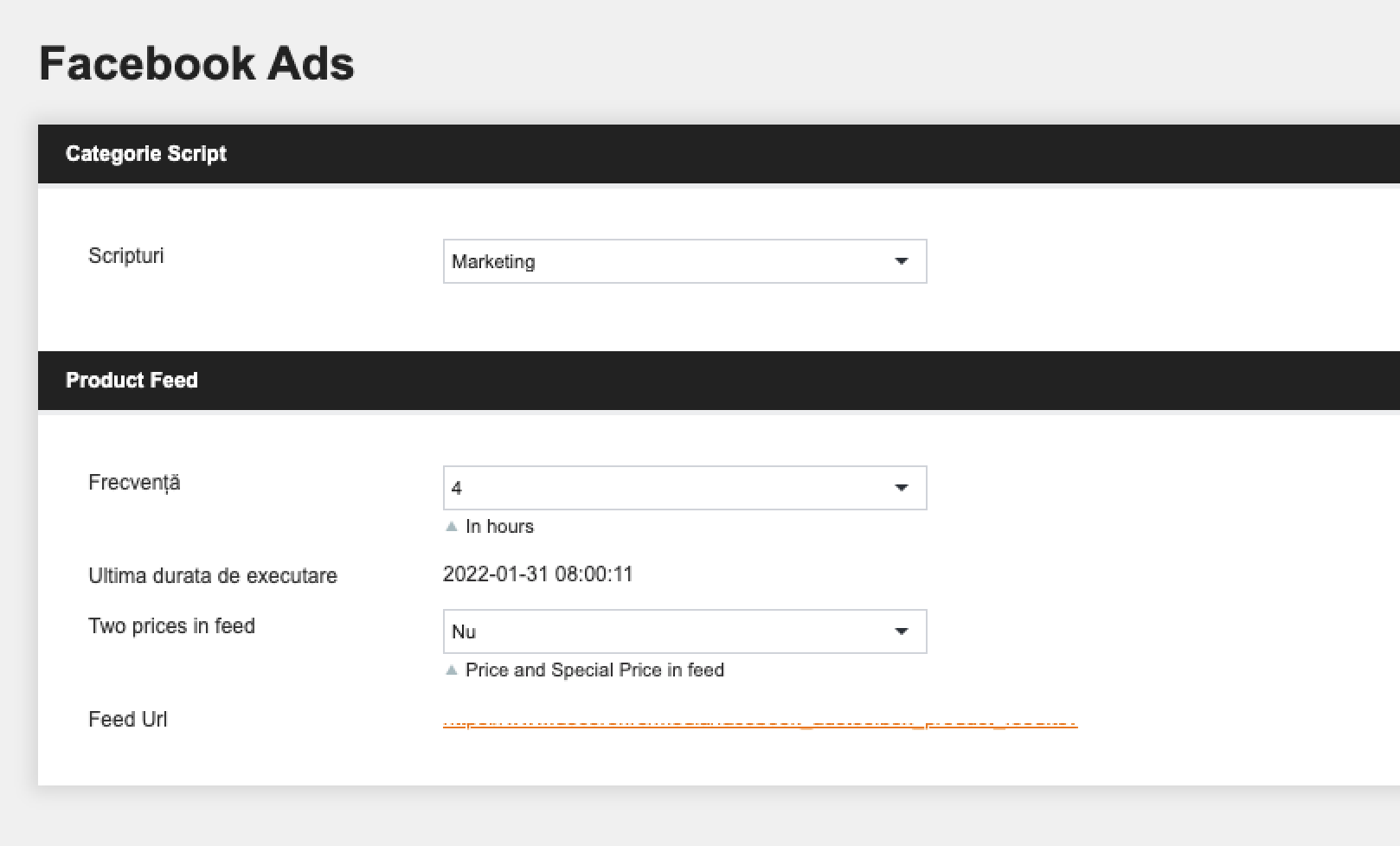 Integrare Facebook Conversion API – captură de ecran 5