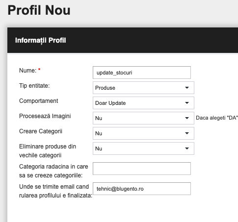 Actualizarea stocurilor produselor prin fișier CSV – captură de ecran 4