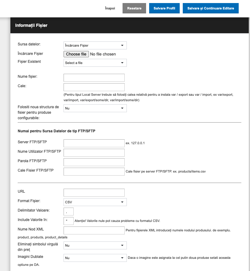 Actualizarea stocurilor produselor prin fișier CSV – captură de ecran 5