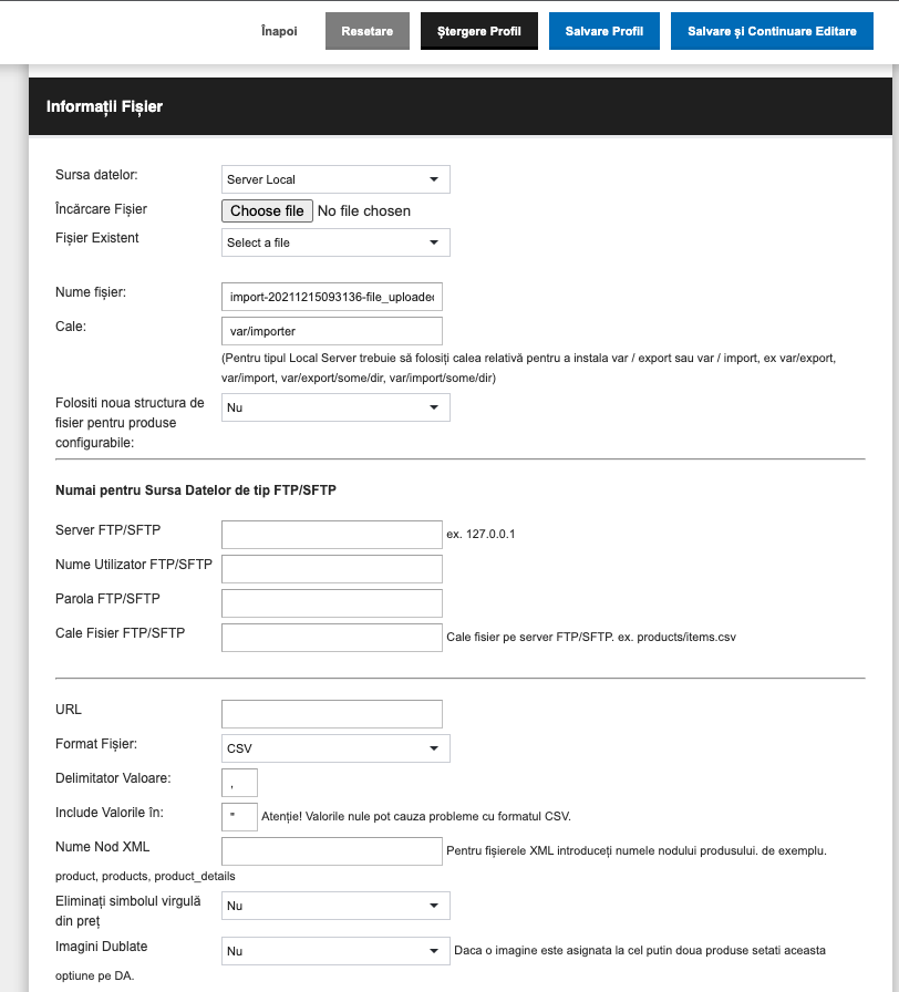 Actualizarea stocurilor produselor prin fișier CSV – captură de ecran 6