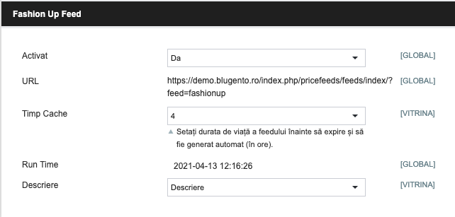 Listarea produselor pe platforma Fashion Up – captură de ecran 2