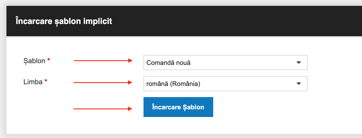 Editarea șabloanelor de email automate/tranzacționale – captură de ecran 4