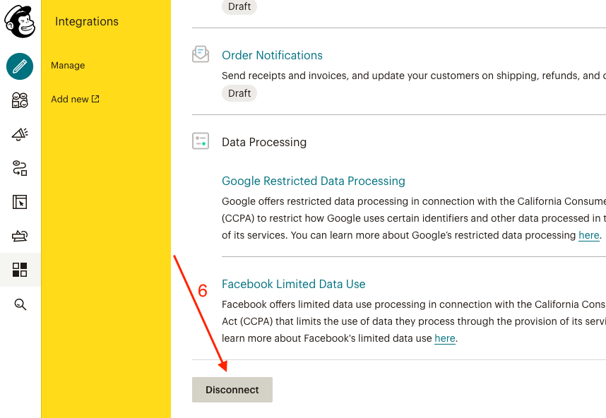Integrarea modulului Mailchimp cu Blugento – captură de ecran 6