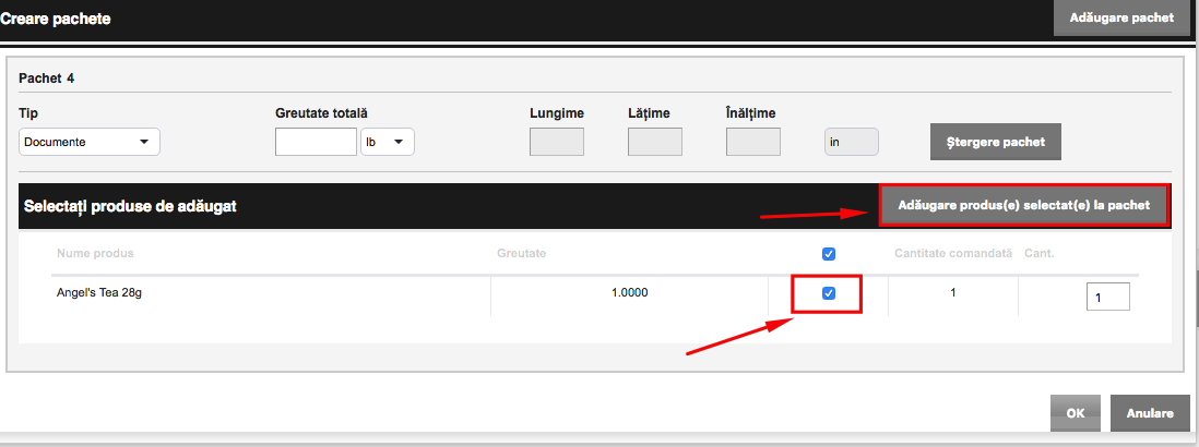 Generare AWB DHL – captură de ecran 7