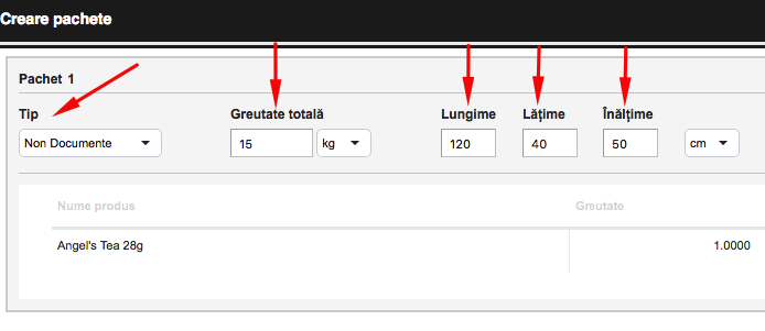 Generare AWB DHL – captură de ecran 8