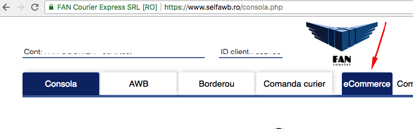 Expedierea comenzilor din platforma Blugento catre FanCourier – captură de ecran 4