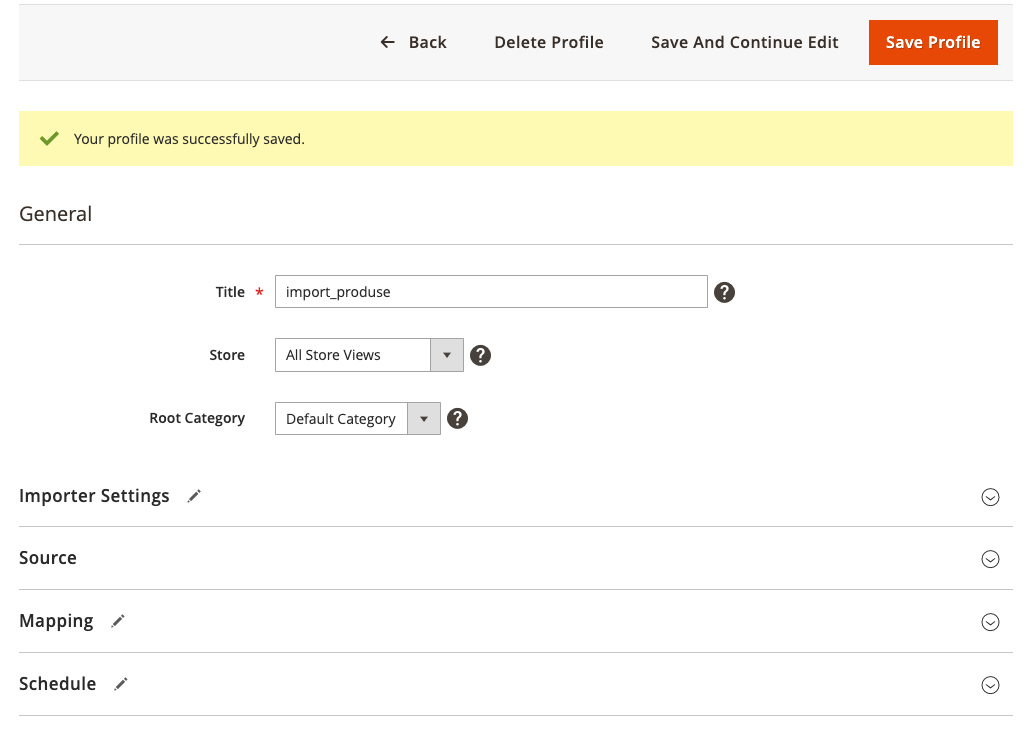 Import produse fișier CSV – captură de ecran 13