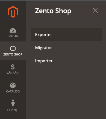 Exportarea feed-urilor de date ale produselor – captură de ecran 1