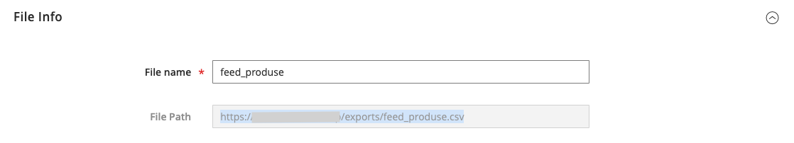Exportarea feed-urilor de date ale produselor – captură de ecran 18