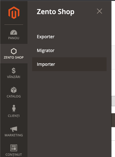 Import produse fișier XML – captură de ecran 1