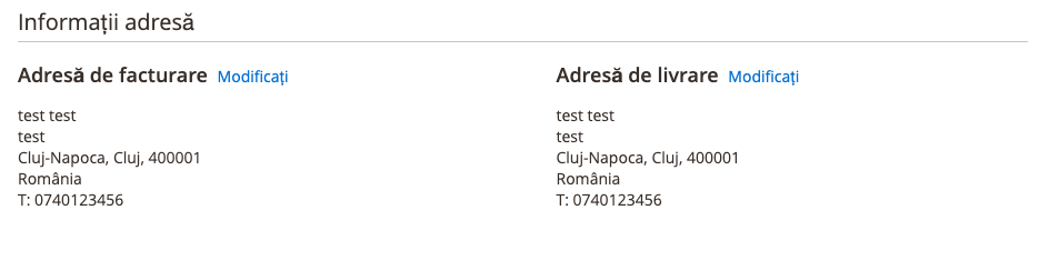 Gestionarea comenzilor – captură de ecran 4