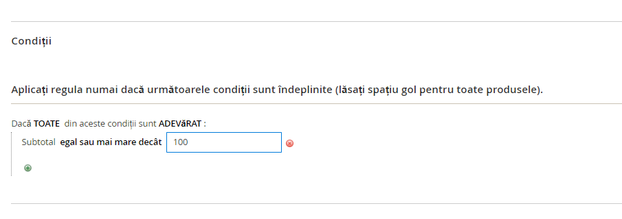 Crearea regulilor de preț coș cu voucher(cupon) – captură de ecran 6